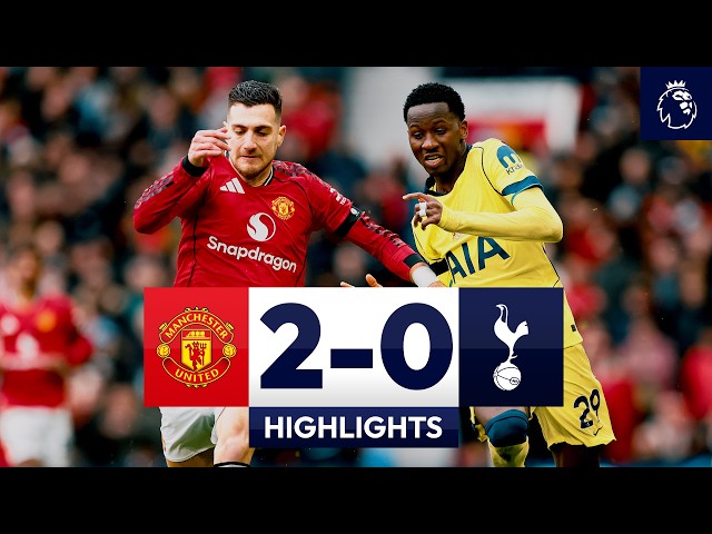 Manchester United 2-0 Tottenham Hotspur  Premier League Highlights